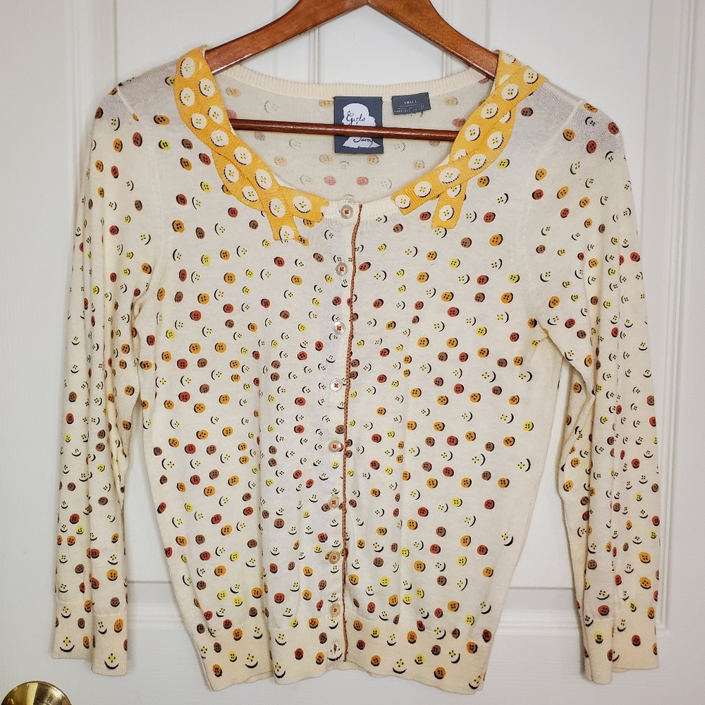 ANTHROPOLOGIE girls from savory cardigan